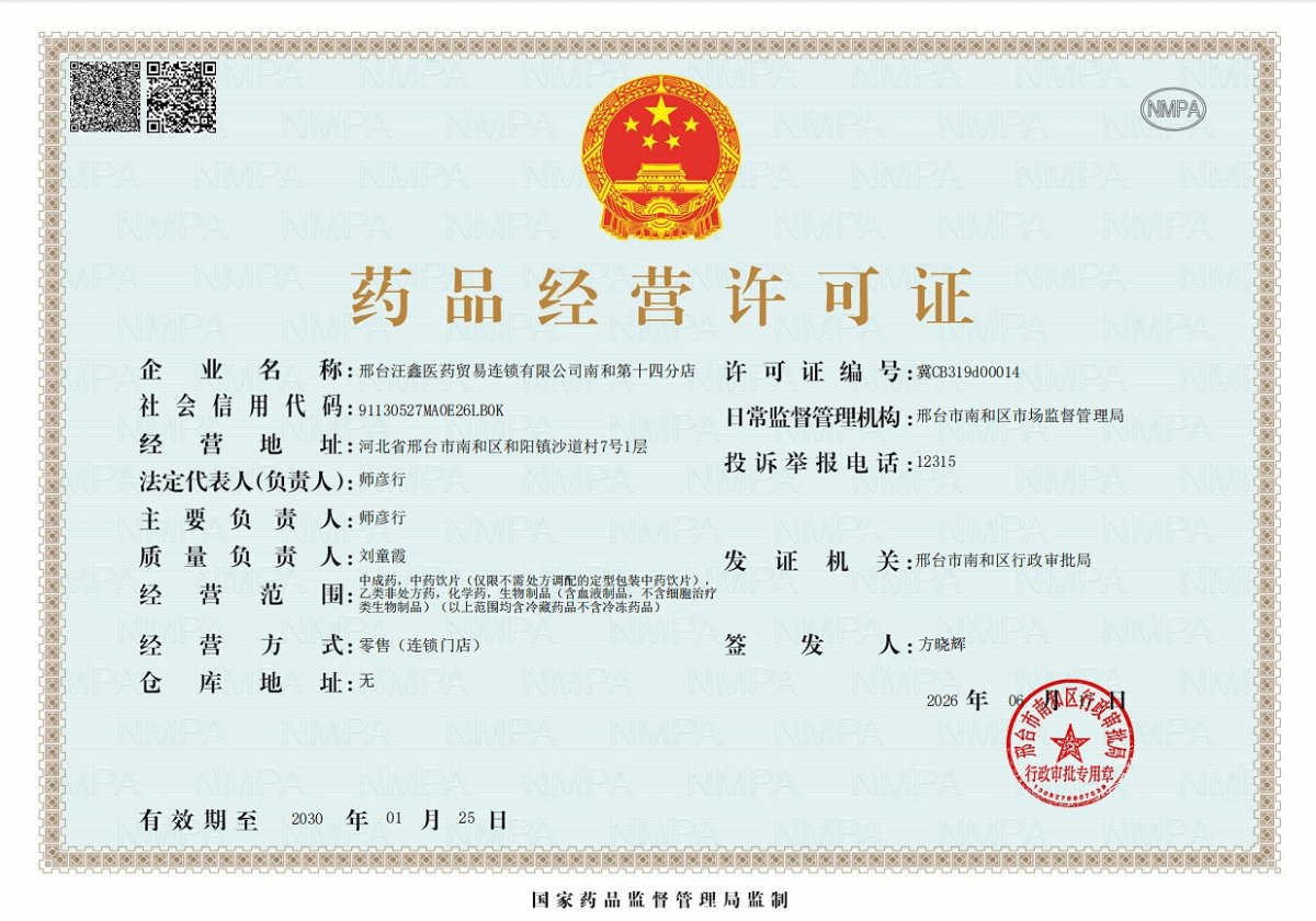 药品经营许可证