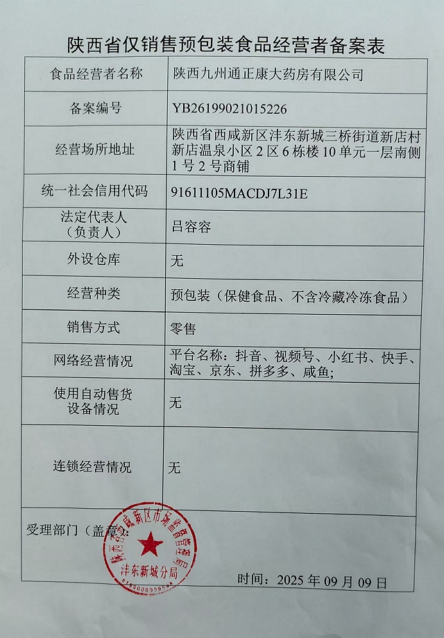 食品經(jīng)營(yíng)許可證