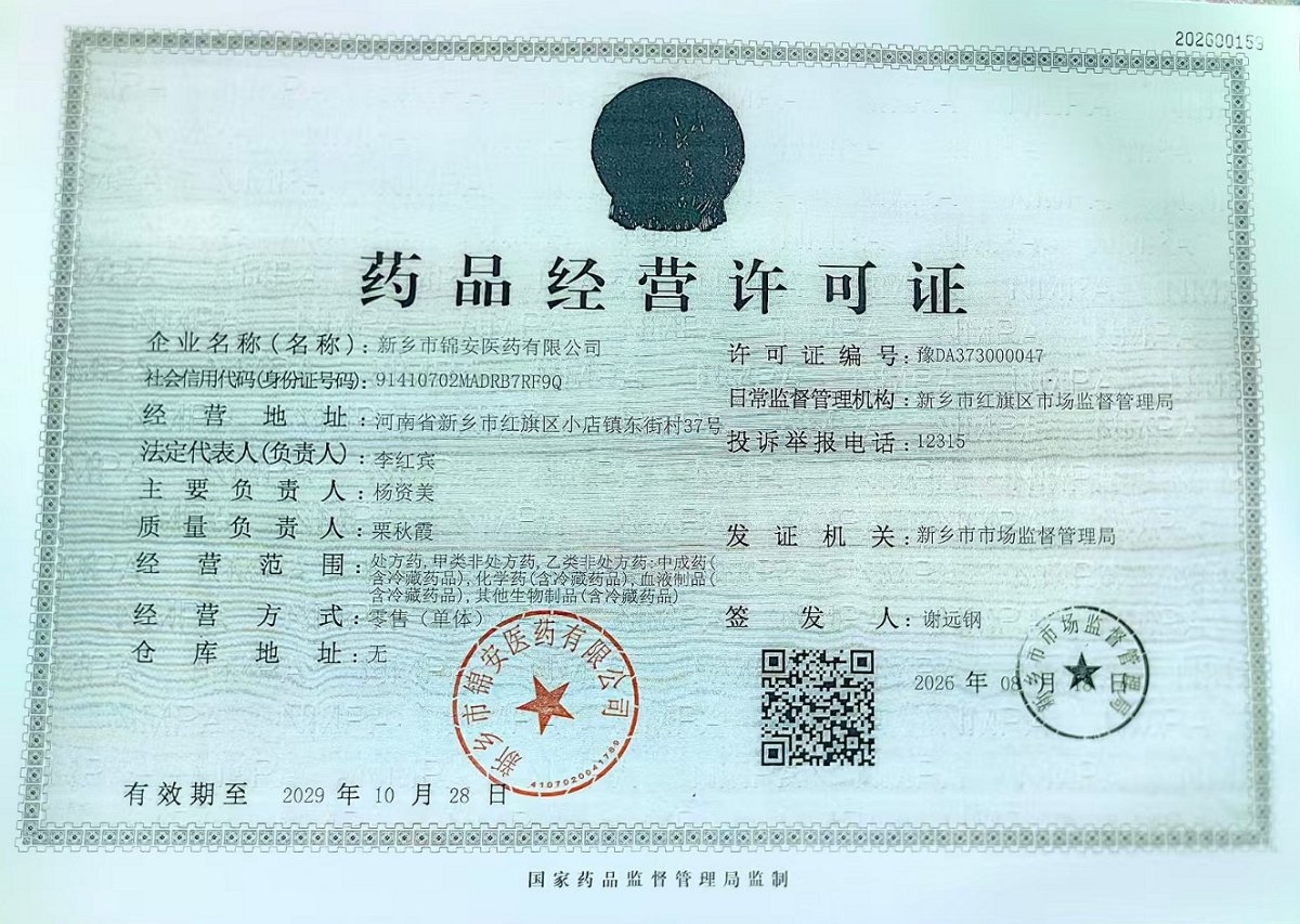 药品经营许可证