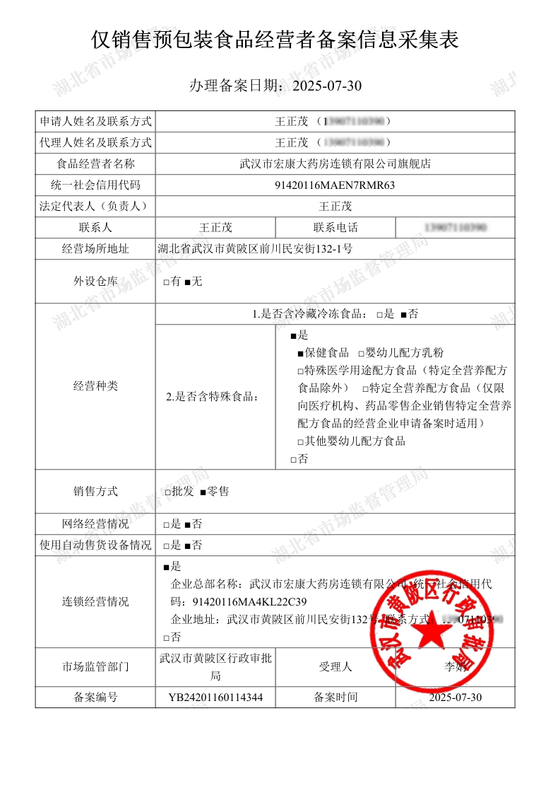 食品經(jīng)營許可證