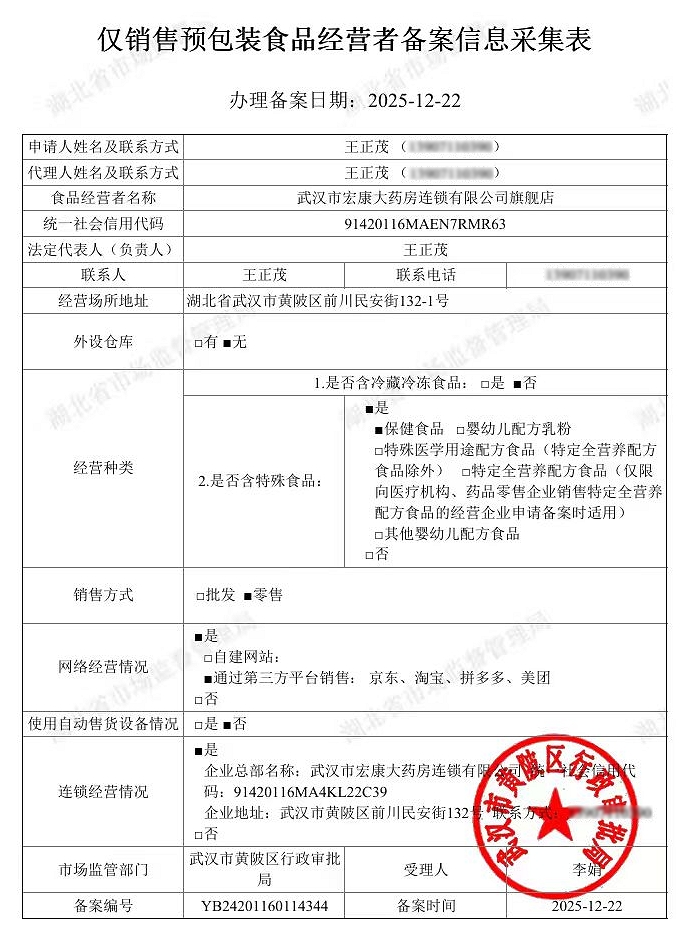 食品經(jīng)營許可證