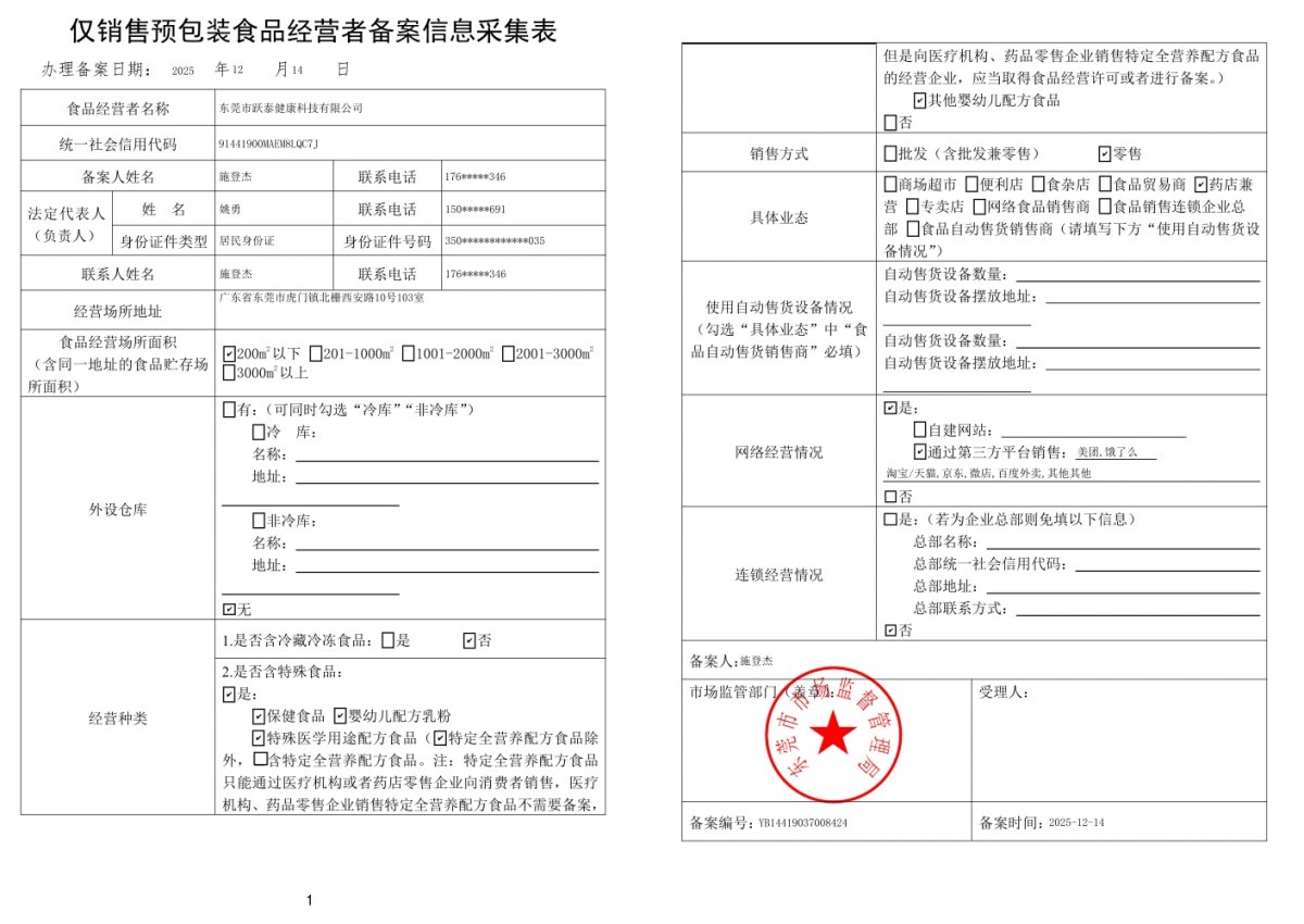 食品經(jīng)營(yíng)許可證