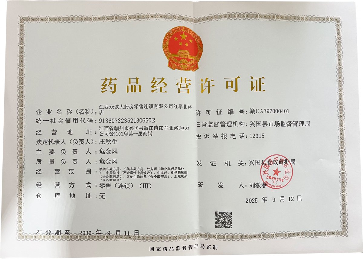 药品经营许可证